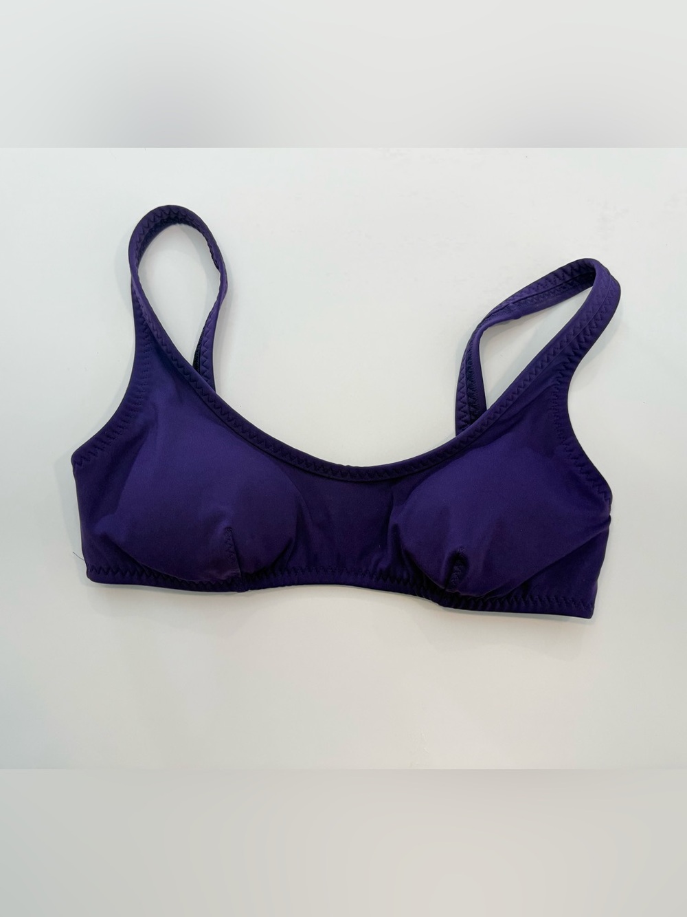 Fabletics Sunset Scoop swim top size xs - dark purple